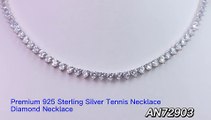 5a cz necklace tennis chain 925 sterling silver moissanite 3mm 4mm tennis necklace 16 inch tennis chain necklace PRODUCTS