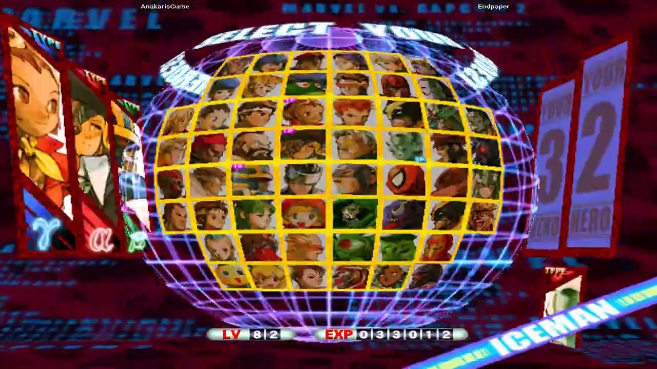 Marvel Vs Capcom 2 - AnakarisCurse  Vs Endpaper