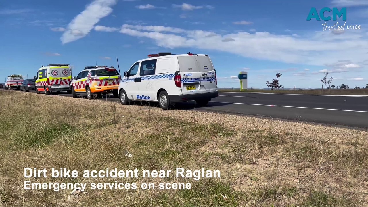 Emergency services on scene at a property near Raglan.