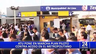ATU pone en marcha plan piloto contra acoso sexual en el Metropolitano