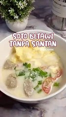 Soto Betawi without coconut milk