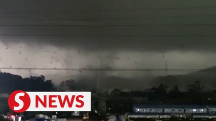 Download Video: Strong tornado hits China's Guangzhou, killing 5, injuring 33