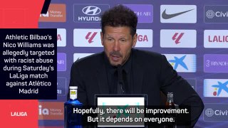 Simeone and Valverde speak out on alleged racist abuse directed at Nico Williams