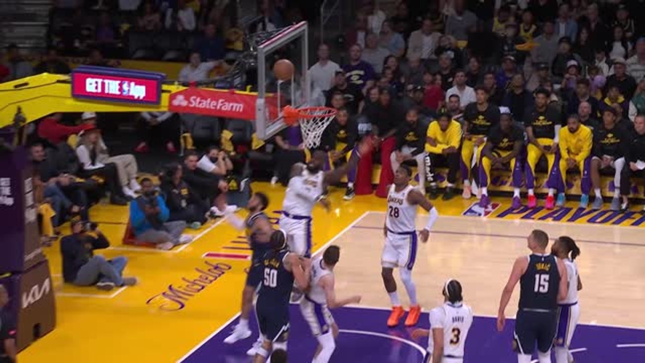 LeBron with the ultimate rejection - video Dailymotion
