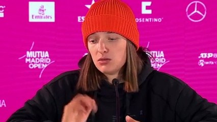 Tennis - Madrid 2024 - Iga Swiatek : "It's easier for me to play on clay than it used to be"