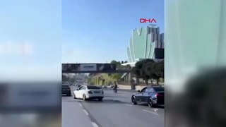 Maltepe'de trafiği tehlikeye düşüren sürücüler kamerada