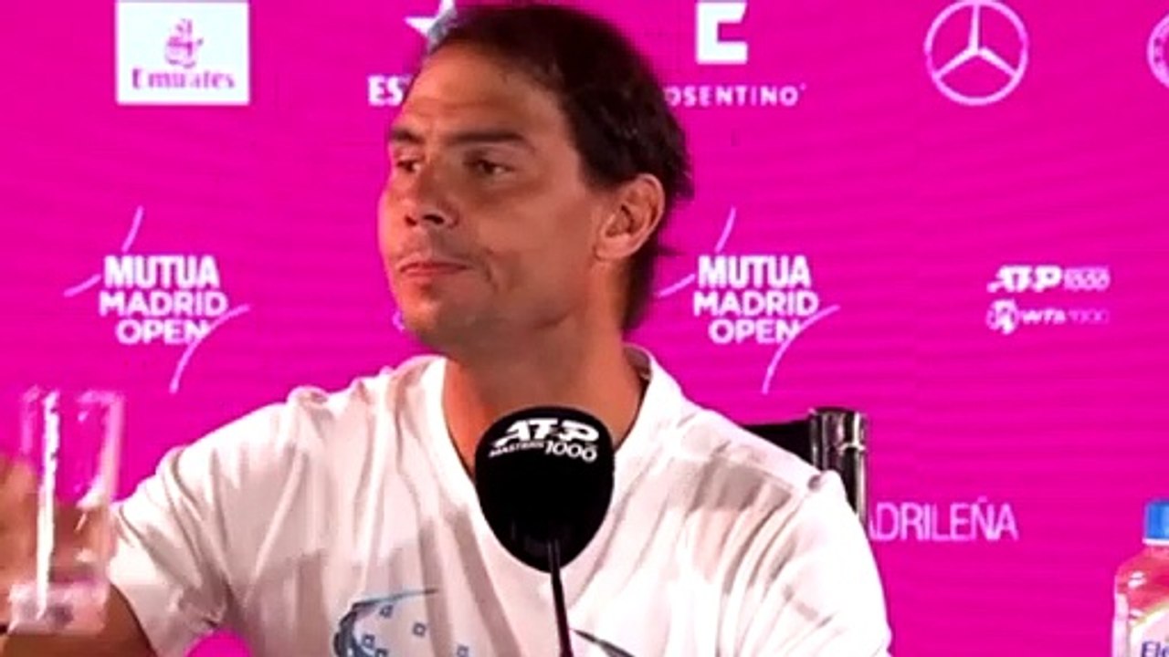 ATP Madrid 2024 Rafael Nadal "Ne nous laissons pas emporter par l