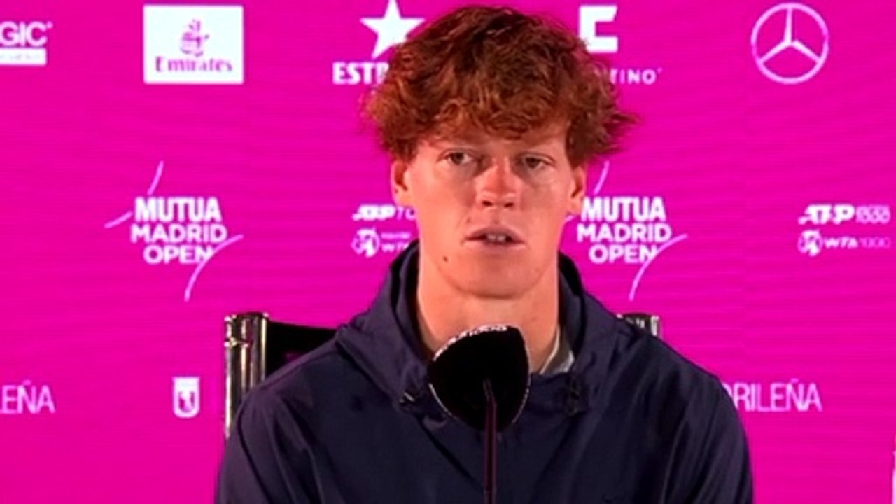 Tennis - Madrid 2024 - Jannik Sinner : "I don't ask myself as many questions as you do, I'm just a professional tennis player"