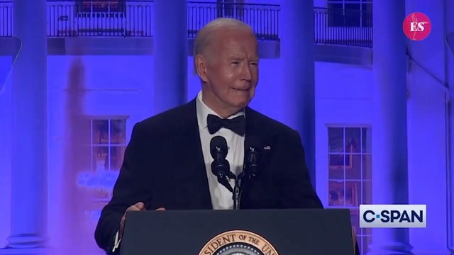 Biden roasting Trump at White House Correspondents Dinner