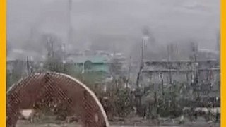 Kashmir snowfall : Kashmir के गुरेज में बर्फबारी