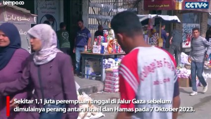 Relawan Berikan Bantuan Mental Bagi Perempuan Pengungsi di Gaza
