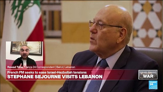 France's FM looks to prevent Israel-Hezbollah conflict escalation in Lebanon visit