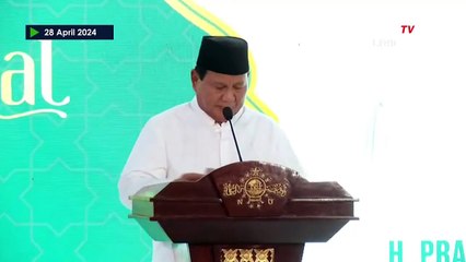 [FULL] Sambutan Prabowo Hadiri Halalbihalal PBNU: Tugas Utama Kami adalah Menjaga Kekayaan Indonesia