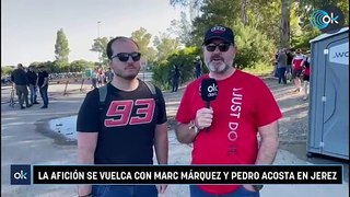 La afición se vuelca con Marc Márquez y Pedro Acosta en Jerez