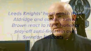 Leeds Knights v Swindon Wildcats - NIHL National play-off semi-final - Post-match reaction