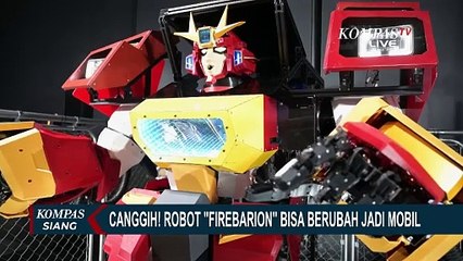 Jepang Pamerkan Robot 'Firebarion' Bisa Berubah Jadi Mobil dengan Dikendarai Satu Orang