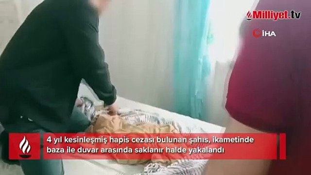 Yer: Kayseri! Baza ile duvar arasında yakalandı