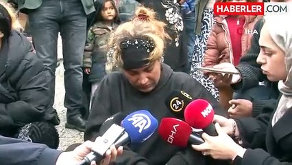 Küçükçekmece Menekşe'de su dolu çukura düşen minik Edanur'un annesi konuştu