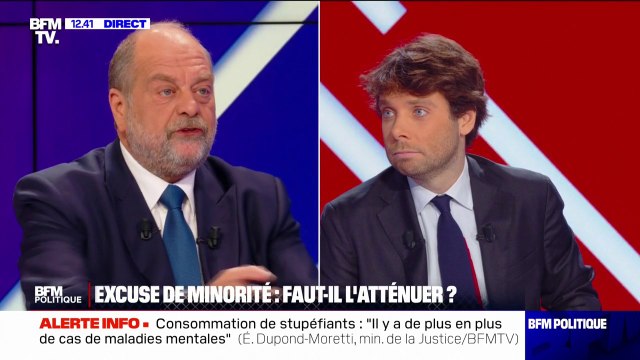 Instauration d'un couvre-feu pour les mineurs: Effectivement le couvre-feu est une mesure efficace , déclare Éric Dupond-Moretti, ministre de la Justice