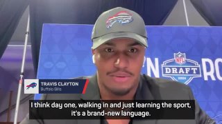 NFL language was alien to Bills draft pick Clayton