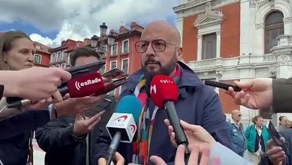 Concentración en memoria de Sergio Delgado, el vallisoletano asesinado en Burgos