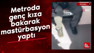 Başakşehir’de metroda genç kıza bakarak mastürbasyon yaptı