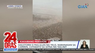Hailstorm o pag-ulan ng yelo, naranasan sa Carmen, Cotabato sa gitna ng tag-init | 24 Oras Weekend