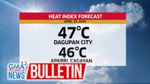 Posibleng pumalo sa 47°C ang pinaka mataas na heat index sa bansa bukas | GMA Integrated News Bulletin