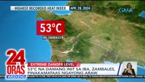 53°C na damang init sa Iba, Zambales, pinakamataas ngayong araw | 24 Oras Weekend