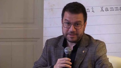 Aragonès habla en Ginebra sobre la resistencia frente a los ataques de "las cloacas del estado".