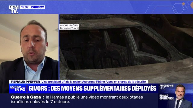 Givors: C'est absolument inadmissible et on a l'impression que ça se reproduit en permanence , regrette Renaud Pfeffer, vice-président LR de la région Auvergne-Rhône-Alpes, en charge de la sécurité