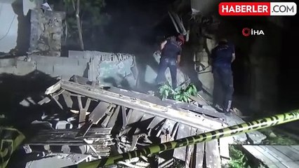 Metruk bina çöktü, vatandaşlar korku dolu anları anlattı