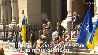 Stoltenberg Kijevben: a NATO-szövetségesek nem teljesítették ígéretüket