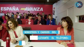 Ministros y cargos del PSOE esperan que Sánchez «levante el teléfono» y les comunique su decisión «hoy»