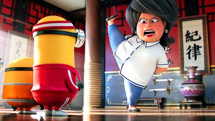 3 scènes dingos de KARATE dans les Minions 2  4K
