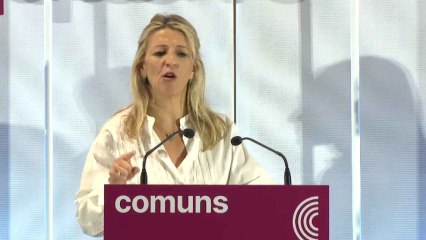 Yolanda Díaz: “España se moviliza para seguir ganando derechos, no nos van a doblegar”.