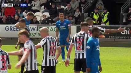 St Mirren vs Rangers 2 half