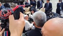 Papa Francesco lascia San Marco e riparte per il Vaticano