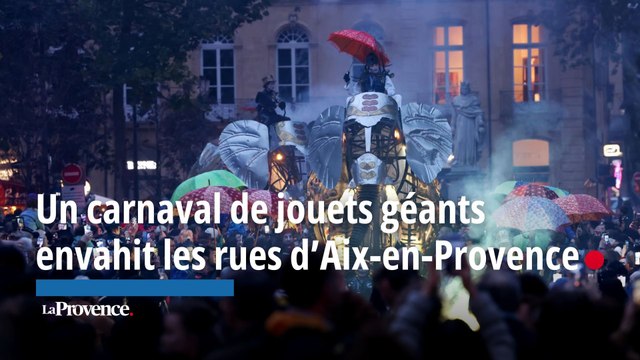 Un carnaval de jouets géants envahit les rues d’Aix-en-Provence