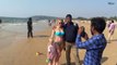 Russian girls on Goa Beach thisll happen withthem विदेशी लड़कियां गोवा बीच पर तो ऐसाहोगा  GOA BEACH