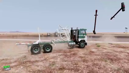 Giant Hammer vs Cars Destruction ##063