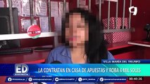 Así fue cómo una mujer robó 4 mil soles de una casa de apuestas en VMT en sus primeros días de trabajo