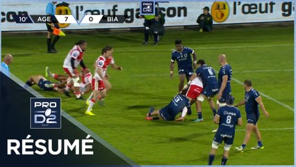 PRO D2 Saison 2023-2024 J28 - Résumé SU Agen - Biarritz Olympique