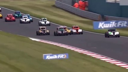 Legends Cars 2024 Donington Park Race 4 Fountain Massive Crash Flip