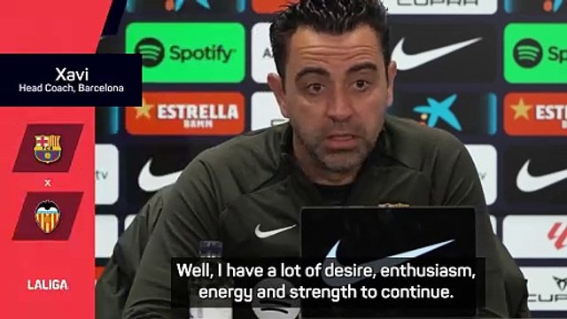 Xavi has 'all the enthusiasm in the world' to coach Barcelona