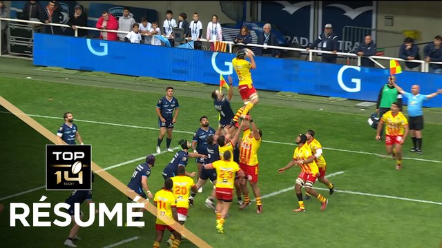 TOP 14 Saison 2023 2024 J22 - Résumé Montpellier Hérault Rugby - USA Perpignan