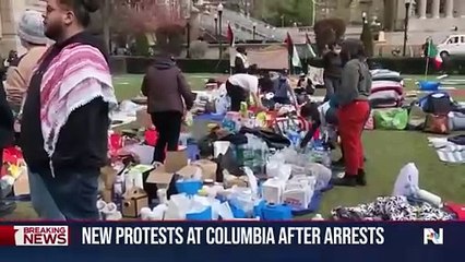 #Columbia University  #CEASEFIRENOW  #Israel #Palestine นักเรียนไม่ได้ต่อต้านกลุ่มเซมิติก แต่ต่อต้านการฆ่าล้างเผ่าพันธุ์