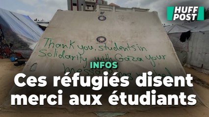 Download Video: Des réfugiés palestiniens remercient les étudiants américains pour leur soutien