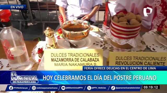 Ranfañote, sanguito de pasas, frejol colado y otros postres tradicionales en feria de dulces peruanos