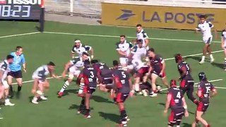 TOP 14 - Essai de Monty IOANE (LOU) - LOU Rugby - Section Paloise